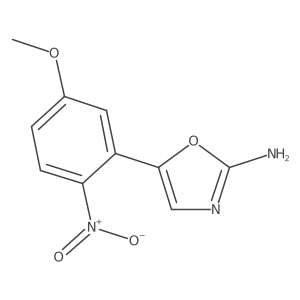 5-(5-Methoxy-2-nitrophenyl)-1,3-oxazol-2-amine Structure