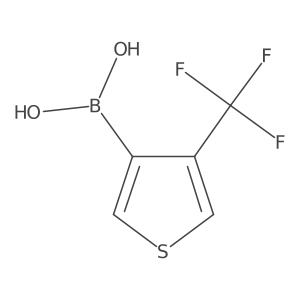 [4-(Trifluoromethyl)thiophen-3-yl]boronic acid Structure