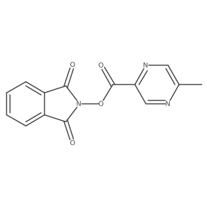 1,3-dioxo-2,3-dihydro-1H-isoindol-2-yl 5-methylpyrazine-2-carboxylate Structure