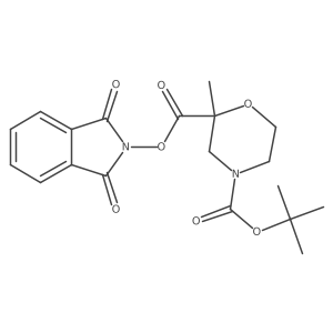 4-tert-butyl 2-(1,3-dioxo-2,3-dihydro-1H-isoindol-2-yl) 2-methylmorpholine-2,4-dicarboxylate Structure