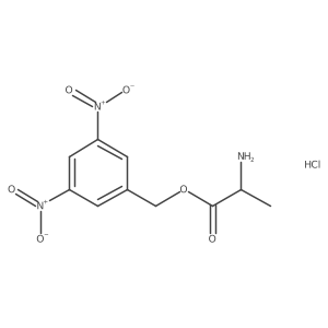 (3,5-dinitrophenyl)methyl (2S)-2-aminopropanoate hydrochloride结构式