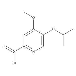 5-Isopropoxy-4-methoxypicolinic acid结构式