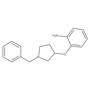 2-((1-Benzylpyrrolidin-3-yl)oxy)aniline Structure