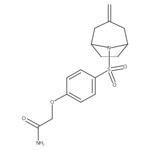 2-[4-({3-Methylidene-8-azabicyclo[3.2.1]octan-8-yl}sulfonyl)phenoxy]acetamide结构式