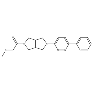 2-Methoxy-1-[5-(6-phenylpyridazin-3-yl)-octahydropyrrolo[3,4-c]pyrrol-2-yl]ethan-1-one Structure