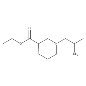 Ethyl 1-(2-aminopropyl)piperidine-3-carboxylate Structure