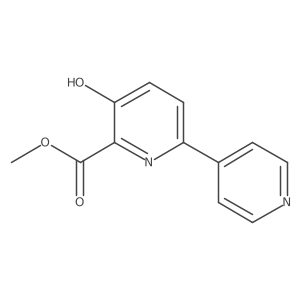 Methyl 5-hydroxy-[2,4'-bipyridine]-6-carboxylate结构式