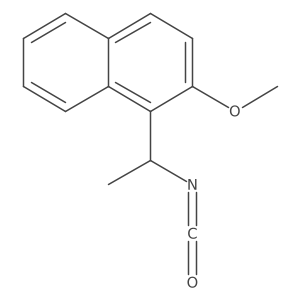 1-(1-Isocyanatoethyl)-2-methoxynaphthalene结构式