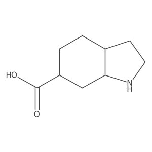 rac-(3aR,6S,7aR)-octahydro-1H-indole-6-carboxylic acid Structure