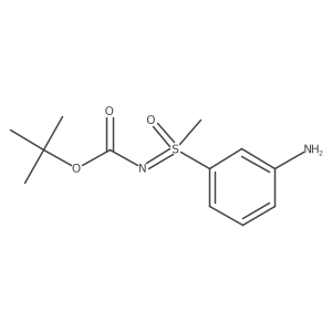 tert-butyl N-[(3-aminophenyl)(methyl)oxo-lambda6-sulfanylidene]carbamate结构式
