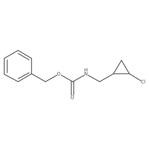 benzyl N-[(2-chlorocyclopropyl)methyl]carbamate结构式