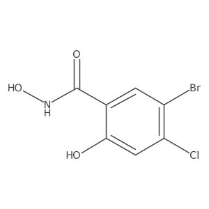 5-Bromo-4-chloro-2,N-dihydroxy-benzamide Structure