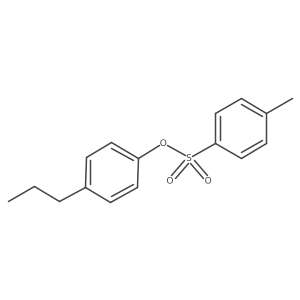 4-Propylphenyl 4-methylbenzene-1-sulfonate结构式
