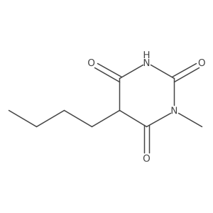 5-Butyl-1-methyl-1,3-diazinane-2,4,6-trione结构式