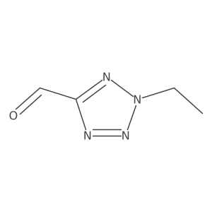 2-ethyl-2H-tetrazole-5-carbaldehyde Structure