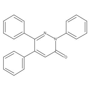 2,5,6-Triphenyl-3(2H)-pyridazinone结构式