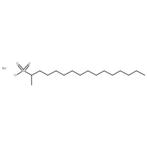 Sodium 2-hexadecanesulfonate Structure