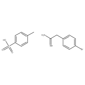 2-p-Bromophenyl acetamidine tosylate Structure