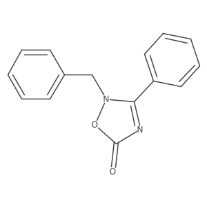 3-Phenyl-2-(phenylmethyl)-1,2,4-oxadiazol-5(2H)-one结构式