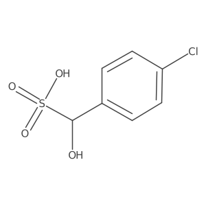 4-Chloro-I+/--hydroxybenzenemethanesulfonic acid Structure