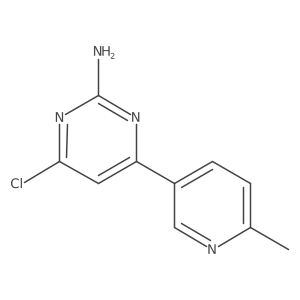 2-Pyrimidinamine,4-chloro-6-(6-methyl-3-pyridinyl)-结构式