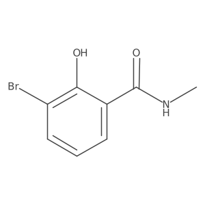 3-Bromo-2-hydroxy-N-methylbenzamide Structure
