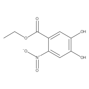 Ethyl 4,5-dihydroxy-2-nitrobenzoate Structure