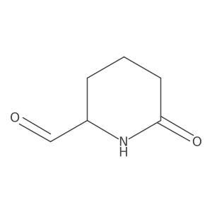 6-Oxo-piperidine-2-carbaldehyde结构式
