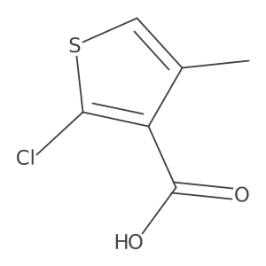 2-Chloro-4-methylthiophene-3-carboxylic acid结构式