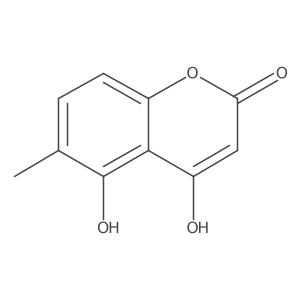 4,5-dihydroxy-6-methyl-2H-chromen-2-one Structure