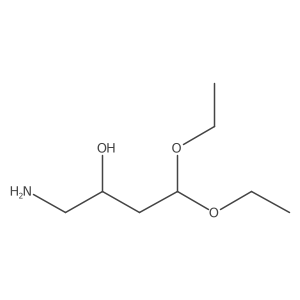1-Amino-4,4-diethoxybutan-2-ol结构式