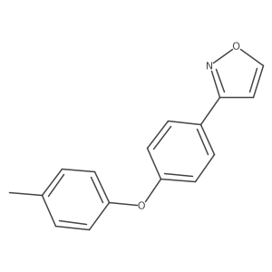 3-(4-(p-Tolyloxy)phenyl)isoxazole结构式