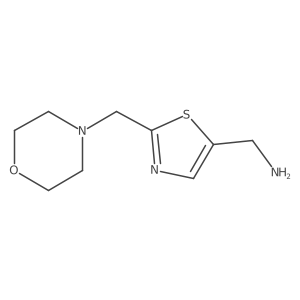 2-(4-Morpholinylmethyl)-5-thiazolemethanamine Structure