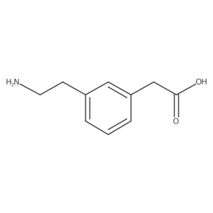 2-[3-(2-Aminoethyl)phenyl]acetic acid结构式