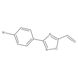 3-(4-Bromophenyl)-1,2,4-oxadiazole-5-carbaldehyde Structure