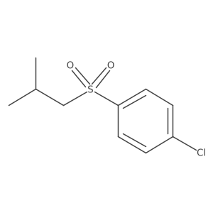 1-Chloro-4-[(2-methylpropane)sulfonyl]benzene Structure