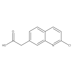 2-(2-Chloroquinolin-7-yl)acetic acid Structure