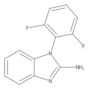 1-(2,6-difluorophenyl)-1H-1,3-benzodiazol-2-amine Structure