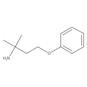 2-Methyl-4-phenoxybutan-2-amine结构式