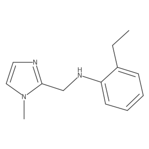 N-(2-Ethylphenyl)-1-methyl-1H-imidazole-2-methanamine Structure