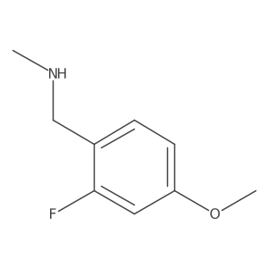 [(2-Fluoro-4-methoxyphenyl)methyl](methyl)amine结构式
