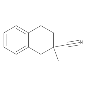 1,2,3,4-Tetrahydro-2-methyl-2-naphthalenecarbonitrile Structure