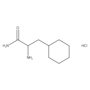 (S)-2-Amino-3-cyclohexylpropanamide hydrochloride结构式