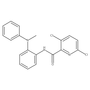 3,6-dichloro-N-[2-(N-methylanilino)phenyl]pyridine-2-carboxamide Structure