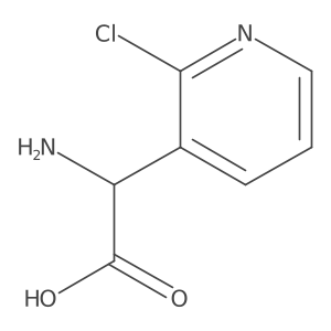 (S)-2-Amino-2-(2-chloropyridin-3-yl)acetic acid结构式