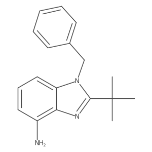 2-(1,1-Dimethylethyl)-1-(phenylmethyl)-1H-benzimidazol-4-amine结构式