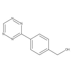 (4-(1,2,4,5-Tetrazin-3-yl)phenyl)methanol Structure