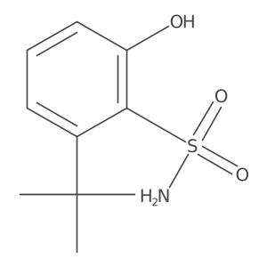 2-Tert-butyl-6-hydroxybenzenesulfonamide结构式
