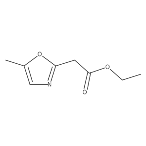 Ethyl 2-(5-methyloxazol-2-yl)acetate结构式
