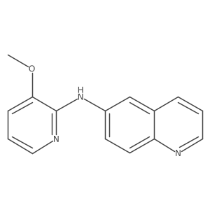 N-(3-Methoxy-2-pyridinyl)-6-quinolinamine结构式